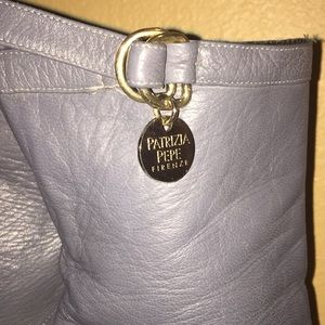 Patricia Pepe Firenze gray supple leather boots